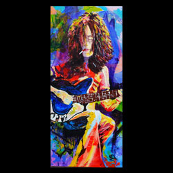 Jimmy Page, Led Zeppelin / Acrylic 